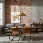 Cargar imagen en el visor de la Galería, Lámpara colgante cónica Aurenza de estilo rústico moderno: iluminación regulable para cocina y entrada.