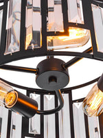 Load image into Gallery viewer, American Retro Industrial Style Iron Birdcage Pendant Lamp