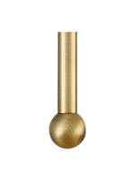 Charger l'image dans la visionneuse de galerie, Applique murale nordique en tissu et laiton rustique