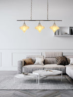 Load image into Gallery viewer, Art Deco Star Linear Pendant Light - Elegant Lighting for Kitchen Island - Astris Cassiopeia