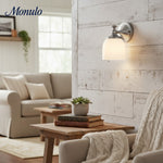 Load image into Gallery viewer, Kalvora Streamlined Metal Wall Sconce — Minimalist Interior Light for Staircases & Reading Corners