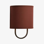 Cargar imagen en el visor de la Galería, Lámpara de pared con pantalla de tela Nolvara: aplique moderno para dormitorio con una iluminación acogedora