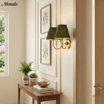 Load image into Gallery viewer, Luvora Fabric Shade Wall Sconce with Drum Shade - Classic Pleated Sconce Light