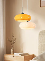 Bild in Gallery-Viewer laden, Nordic Metal Bauhaus Glas Pendelleuchte