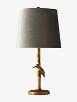 Load image into Gallery viewer, Pawdia Animal Bedside Table Lamp - Classic Fabric Shade Lighting