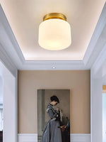 Load image into Gallery viewer, Minimalist Flush Mount Ceiling Light – Classic Shape For Hallway Use