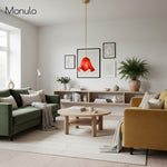 Cargar imagen en el visor de la Galería, Lámpara colgante Bellina – Forma fluida de vidrio en estilo minimalista para comedor