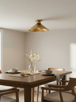 Cargar imagen en el visor de la Galería, Aurenza Modern Industrial Flush Mount: Elegante lámpara de techo para interiores residenciales