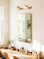 Load image into Gallery viewer, Travira Travertine Duo Sconce – Adjustable Natural Stone Wall Light for Bedroom Hallaway