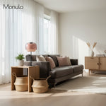 Charger l'image dans la visionneuse de galerie, Lampe de table Clinco en verre teinté, silhouette de champignon – Luminaire design polyvalent pour buffet ou table de chevet