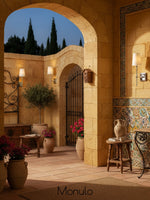 Load image into Gallery viewer, Rowan Elegant White-Linen Shade Wall Lamp – Retro Metal Wall Light for Bedroom & Hallway