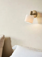 Load image into Gallery viewer, Cerova Porcelain Wall Sconce - Minimal Round Flush Mount Ceramic Light