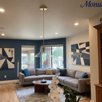 Cargar imagen en el visor de la Galería, Lámpara colgante cónica Aurenza de estilo rústico moderno: iluminación regulable para cocina y entrada.