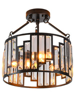Load image into Gallery viewer, American Retro Industrial Style Iron Birdcage Pendant Lamp