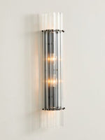 Load image into Gallery viewer, Lumora Crystal Up Down Wall Light – Double Wall Sconce for Bedroom