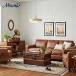 Load image into Gallery viewer, Rolvona Layered Glass Retro Pendant – Modern Minimalist Ceiling Light for Kitchen or Dining Room