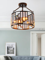 Load image into Gallery viewer, American Retro Industrial Style Iron Birdcage Pendant Lamp