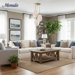 Cargar imagen en el visor de la Galería, Lámpara de araña Talvior Multi-Finish Facetada de 3 luces: ideal para salas de estar o espacios comerciales tipo boutique.