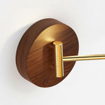 Charger l'image dans la visionneuse de galerie, Applique murale Sunset Vintage Modern – Lampe à double abat-jour de la série Sunset avec base texturée en bois