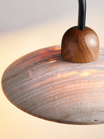 Load image into Gallery viewer, Travira Modern Design Disc Travertine Wall Light