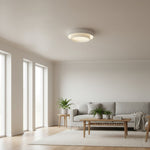 Cargar imagen en el visor de la Galería, Lámpara de Techo Redonda LED Duomel - Lámpara de Techo Minimalista para Comedor N26
