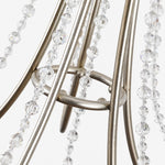 Cargar imagen en el visor de la Galería, Silver Crystal Branch Chandelier