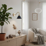 Charger l'image dans la visionneuse de galerie, Applique murale contemporaine en métal effilé Narix pour couloirs et chambres