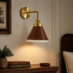 Cargar imagen en el visor de la Galería, Brown Leather Wall Sconce