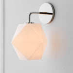 Load image into Gallery viewer, Talvior Faceted Glass Wall Sconce – Modern Style Bathroom or Hallway Accent Light