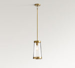 Load image into Gallery viewer, Driscoll Conical Glass Pendant Light - Modern Glass And Iron Design