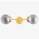 Cargar imagen en el visor de la Galería, Aplique de pared doble moderno Lumio Globe – Iluminación de transición para baños y pasillos