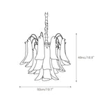 Load image into Gallery viewer, Mazzega Murano Glass Chandelier