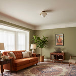 Cargar imagen en el visor de la Galería, Lámpara de Techo Anillo Escultural Orbion – Lámpara Decorativa de Techo de Diseño Retro Futurista N55