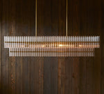 Load image into Gallery viewer, Lumora Crystal Pendant Light – Modern Crystal Glass Chandelier Style