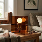 Charger l'image dans la visionneuse de galerie, Lampe de Table Horizon Océan au Coucher du Soleil - Lampe de Bureau Décorative Moderne à Ambiance Dégradée pour Intérieur Maison