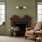 Load image into Gallery viewer, Ornato Luxe Art Deco Vanity Sconce – Opal Glass Wall Light for Bathroom & Dressing Room