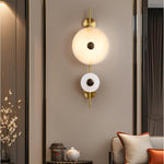 Load image into Gallery viewer, Alabaster Eclipse Wall Light