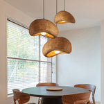 Bild in Gallery-Viewer laden, Wabi-Sabi Kaffee Wolke Japandi Harz-Pendelleuchte