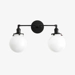 Charger l'image dans la visionneuse de galerie, Applique murale géométrique linéaire Lumio Globe – Luminaire moderne pour salle de bain, idéal pour les zones miroir et lavabo