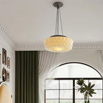 Load image into Gallery viewer, Iron Glass Cylinder Shade Chandelier M48