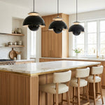 Load image into Gallery viewer, Orin Nordic sculptural metal flower pendant light, suitable for bedrooms, kitchens, and living rooms