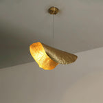 Load image into Gallery viewer, Hammered Brass Suspension Light