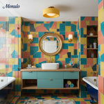 Charger l'image dans la visionneuse de galerie, Plafonnier encastré en porcelaine Cerova – Luminaire discret