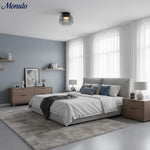 Cargar imagen en el visor de la Galería, Lámpara de techo Verdoma multicapa con forma de cuenco: vidrio minimalista moderno para salas de estar y comedores.