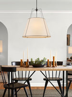 Load image into Gallery viewer, Dumora Modern Minimalist Fabric Tapered Pendant Lamp
