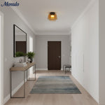 Cargar imagen en el visor de la Galería, Lámpara de techo Verdoma multicapa con forma de cuenco: vidrio minimalista moderno para salas de estar y comedores.