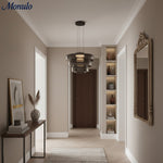 Load image into Gallery viewer, Verdoma Stacked Disc Form Glass Pendant Light Contemporary Nordic Lighting for Kitchens