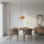 Cargar imagen en el visor de la Galería, Lámpara colgante Koloro con pantalla de vidrio coloreado: moderna lámpara de suspensión ajustable para interiores.