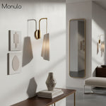 Load image into Gallery viewer, Orovia Sculptura Ceramic & Metal Wall Sconce – Modern Minimalist Wall Lighting for Bedroom, Bathroom and Kitchen