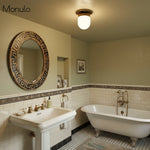 Load image into Gallery viewer, Opalume Glass Dual Purpose Light – Stylish Ceiling and Wall Mountable Fixture for Modern Homes